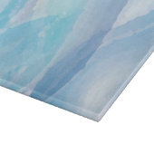 abstrakte, coole Pinselstrich Schneidebrett (Ecke)