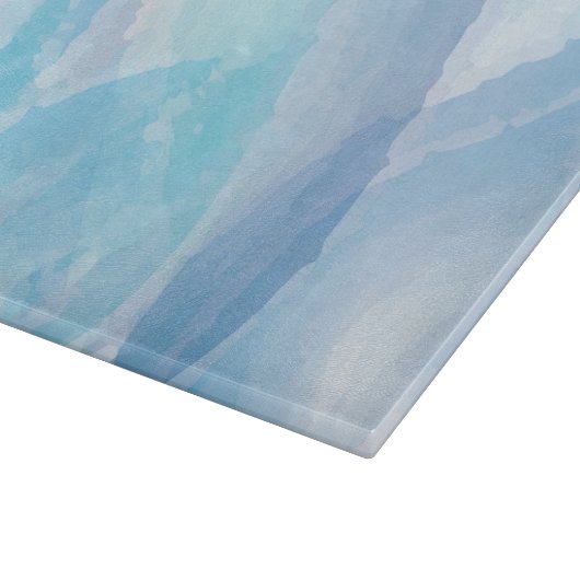 abstrakte, coole Pinselstrich Schneidebrett (Ecke)