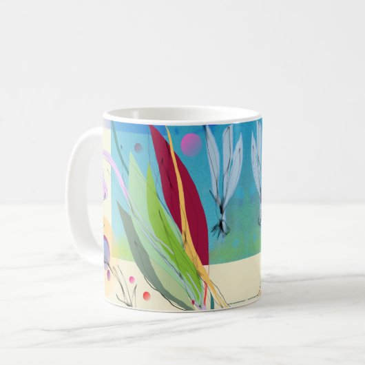 Abstrakte coole TOLLE Tasse (Vorderseite Links)