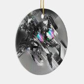 Abstrakte Coole Transformationsroboter Keramik Ornament (Rechts)