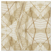 Abstrakte Cremige Beige Muster Stoff (Nahaufnahme)
