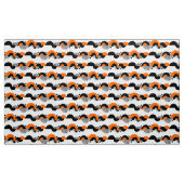 Abstrakte Crescent 02 - Orange Stoff (Yard (91,4 cm))