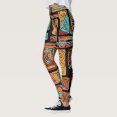 Abstrakte Cubes Leggings (Links)