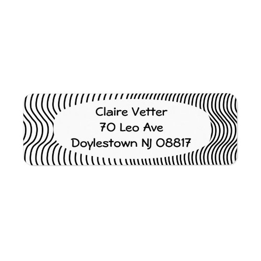 Abstrakte Curvy Lines (Vorne)