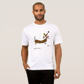 Abstrakte Dackel Dog Mens Performance T - Shirt (Vorne ganz)