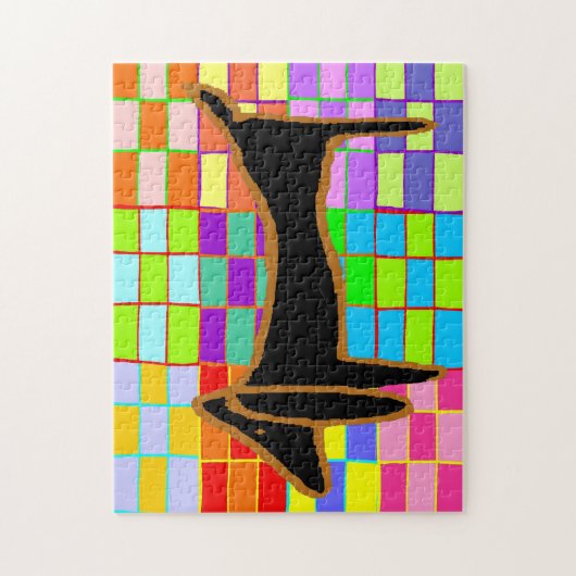 Abstrakte Dackel Jig Saw Puzzle (Vertikal)