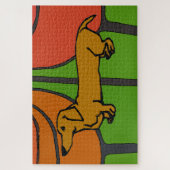 Abstrakte Dackel Jigsaw Puzzle (Vertikal)
