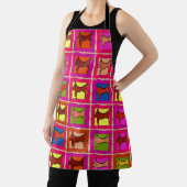 Abstrakte Dackeln Form, Text hinzufügen, Schürze (InSitu)