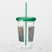 Abstrakte Daffodien Acryltrinkbecher (Rechts)