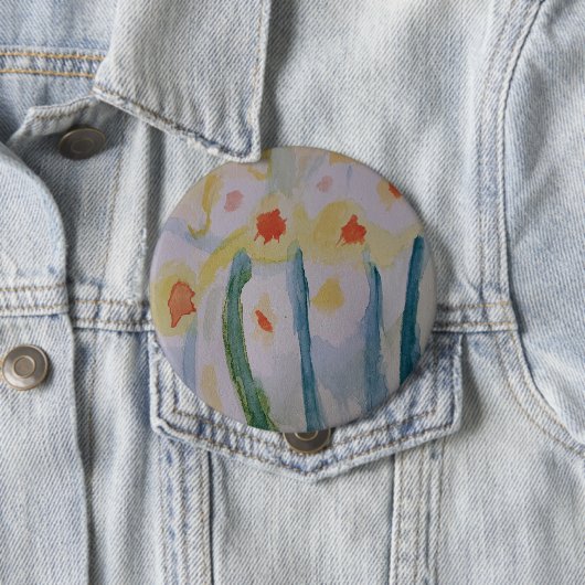 Abstrakte Daffodien Button (Beispiel)