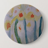 Abstrakte Daffodien Button (Vorderseite)