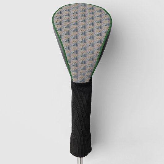 Abstrakte Daffodien Golf Headcover (Vorderseite)