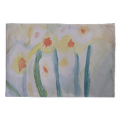Abstrakte Daffodien Kissenbezug (Rückseite)