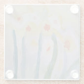 Abstrakte Daffodien Untersetzer (Rückseite)