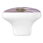 Abstrakte Dahlia Garden Blume Keramik Knochen Keramikknauf (Seitenansicht)