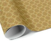 Abstrakte Daisies #2 Geschenkpapier (Rolleneckpunkt)