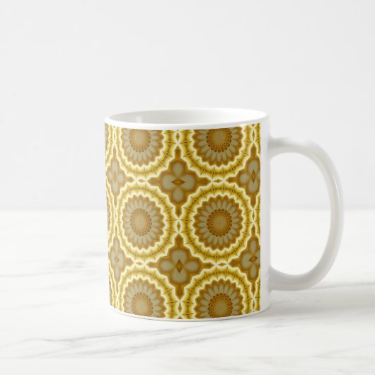Abstrakte Daisies Kaffeetasse (Rechts)