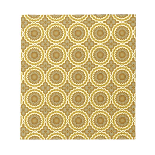 Abstrakte Daisies Notizblock (Vorderseite)