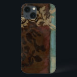 Abstrakte Damast-Tapisserie durch Jennifer iPhone 13 Hülle<br><div class="desc">Brown-Kampftürkis in diesem abstrakten Damasttapisseriedruck durch Jennifer Goldberger. Die subtilen Muster geben die Stückbewegung. Erhalten Sie Ihr heute!</div>