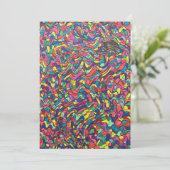 Abstrakte Dankeskarte (Stehend Vorderseite)