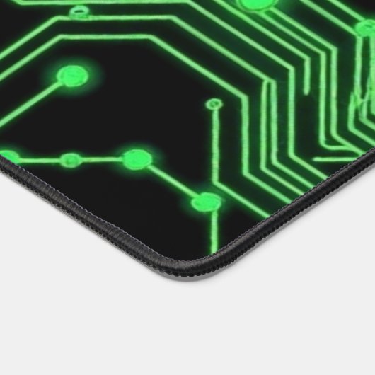 Abstrakte Darstellung der grünen Schalttafel Schreibtischunterlage (Ecke)