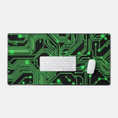 Abstrakte Darstellung der grünen Schalttafel Schreibtischunterlage (Tastatur & Maus)