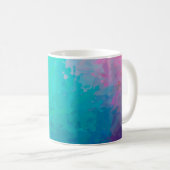 Abstrakte Darstellung grüner Impressionistischer I Kaffeetasse (VorderseiteRechts)