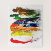 Abstrakte Darstellung menschlicher Figuren in Bewe Puzzle (Vertikal)