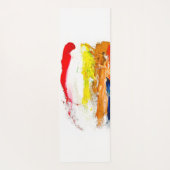 Abstrakte Darstellung menschlicher Figuren in Bewe Yogamatte (Rückseite)