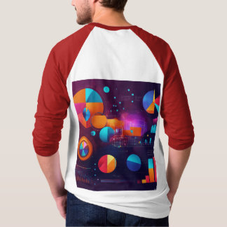 Abstrakte Darstellung von Daten und Analytik T-Shirt
