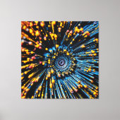 Abstrakte Datenströmung Leinwanddruck (Vorderseite)