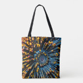Abstrakte Datenströmung Tasche (Rückseite)