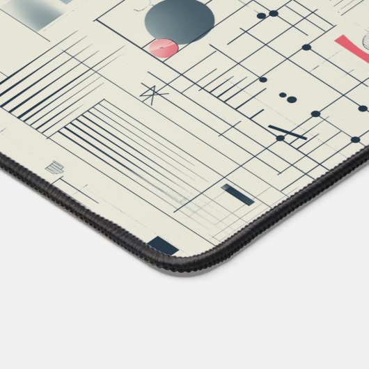 Abstrakte Datenvisualisierung Schreibtischunterlage (Ecke)
