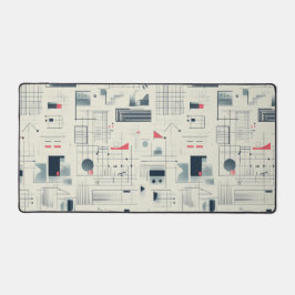 Abstrakte Datenvisualisierung Schreibtischunterlage