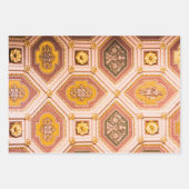 Abstrakte Deckenfotografie in Gelb-Rosa Geschenkpapier Set (Vorderseite 3)