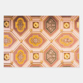 Abstrakte Deckenfotografie in Gelb-Rosa Geschenkpapier Set (Vorderseite)