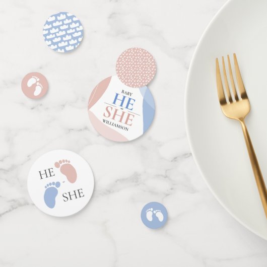 Abstrakte Dekoration des geschlechtsspezifischen P Konfetti (Gruppe)