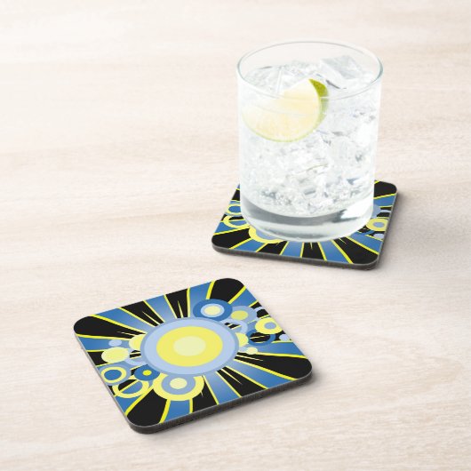 Abstrakte Dekoration Getränkeuntersetzer (Rechte Seite)