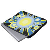 Abstrakte Dekoration Laptopschutzhülle (Vorne Knopf)