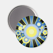 Abstrakte Dekoration Magnet (Vorderseite/Rückseite)