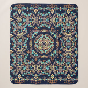 abstrakte dekorative, ethnisch-dekorative Darstell Sherpadecke