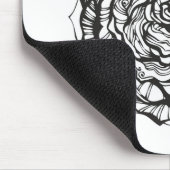 Abstrakte dekorative Rose Mousepad (Ecke)