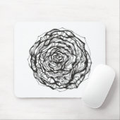 Abstrakte dekorative Rose Mousepad (Mit Mouse)