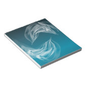 Abstrakte Delphine beim Spielen Notizblock (angewinkelt)