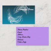 Abstrakte Delphine beim Spielen Visitenkarte (Vorne/Hinten)