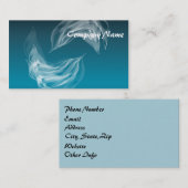 Abstrakte Delphine beim Spielen Visitenkarte (Vorne/Hinten)