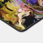 Abstrakte der Farben Orquidia in Dunkelheit Schreibtischunterlage (Ecke)