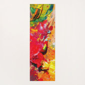 Abstrakte der fröhlichen Artist-Palette Yogamatte (Rückseite)
