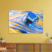 Abstrakte der Herbstfarben Leinwanddruck (Insitu (Wohnzimmer))