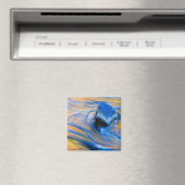 Abstrakte der Herbstfarben Magnet (In Situ (Geschirrspüler))